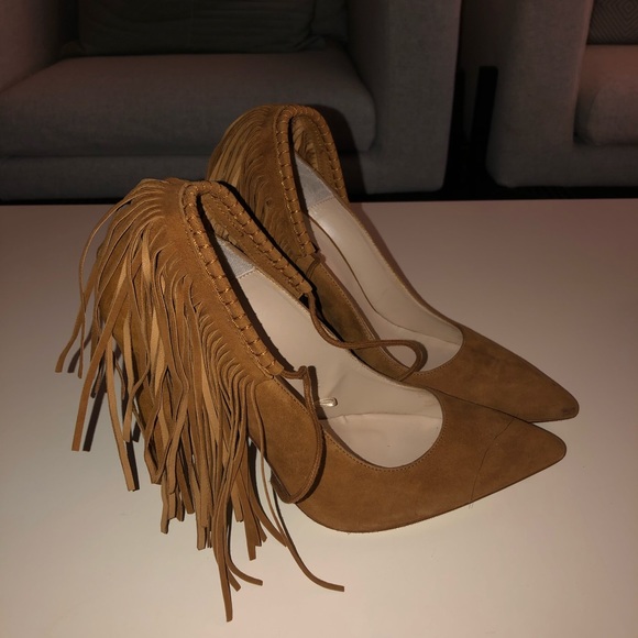 ZARA Fringe heels 40 EUR or 8.5 US - Picture 6 of 8